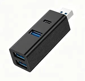 USB Hub Splitter 4-in-1,Mini Aluminum USB 3.0 Extender Hub,Plug and Play