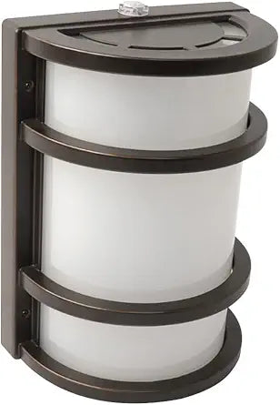 Feit Electric - Dusk to Dawn LED Bronze Half Moon Security Outdoor Wall Light, 5000K (73702)