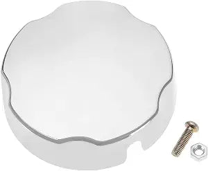 SING F LTD Pop Up Bath Control Knob Bathtub Drain Rotating Knob Bathtub Drain Overflow Cover Accessories 75mm x 23mm, Hole Diameter 10mm