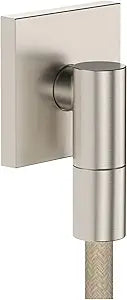 hansgrohe Handheld Shower Wall Outlet, Modern, Brushed Nickel, 28883821 | 1/2-inch Thread Connection