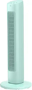 Antarctic Star Tower Fan 85┬░Oscillating Quiet Cooling 15H Timer Remote Control Powerful Standing 3 Wind Speed 3 Wind Modes LED Display Bladeless Portable LED Display,Bedroom Office, Green