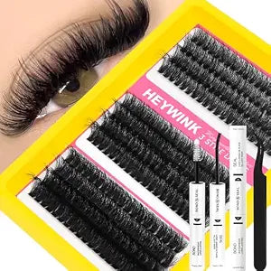 Lash Clusters Kit 60D 80D 100D Thick Cluster Eyelashes 12-18mm