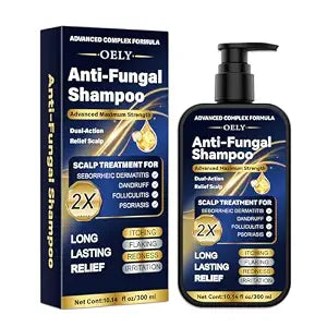 Enhanced Antifungal Shampoo for Seborrheic Dermatitis & Folliculitis-Fresh