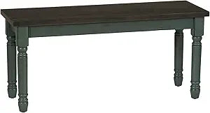 Powell Furniture Willow Dining Bench, Multicolor, 40W x 14.02D x 18.31H