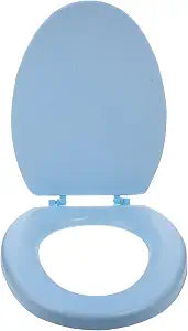 Elongated Toilet Seat Foam Toilet Seat for Bathroom Soft Cushion Padded with Thick Foam Support Easy to Clean 17.91 X 13.77 X 1.57 in
