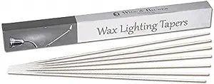 CB Church Supply 16.25-Inch Paraffin Wax Candle Lighting Tapers by Will & Baumer, 120-Count Box, Single Box