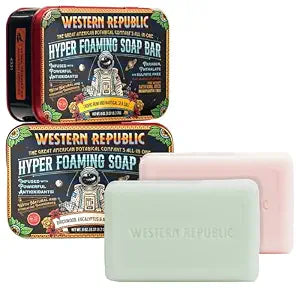 Western Republic - Double Scent Soap Bar Starter Kit - 6 oz 2 Pack