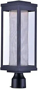 Maxim Lighting Salon 1-Light Light Fixture | 19.5" X 6" | Aluminum Construction | Transitional Light Fixture | Ideal for Residential Interiors | 55900MSCBK