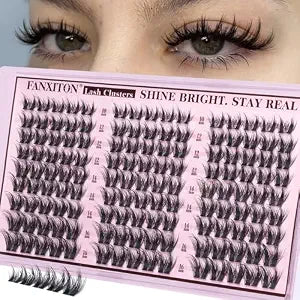 Manga Lash Clusters, Anime Spikes 10-16mm, 135pcs, DIY Lash Extensions
