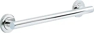 Franklin Brass Voisin (1-Pack) 18' ADA Grab Bar Bathtub Handle Safety Grip in Bright Stainless Steel 1-1/4' diameter Wall Mount Shower Handicap VOI5918-BS