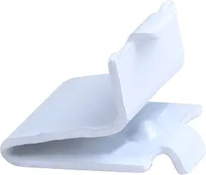 100 Pack Rok Hardware Adjustable Steel White Pilaster Shelf Support Clip