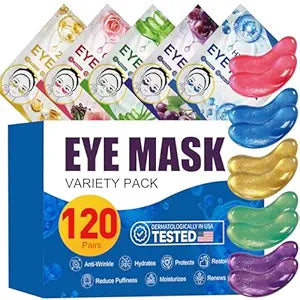 120 Pairs Under Eye Patches,Hydrating Eye Mask For Puffy Eyes &Dark Circles