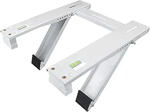Window Air Conditioner Bracket, Heavy Duty AC Support with 2 Arms, Up to 200 lbs, Universal Fit 5,000 to 22,000 BTU Window Units