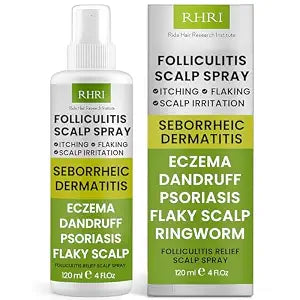 Folliculitis Scalp Spray Dandruff Treatment for Dry & Irritated Scalp