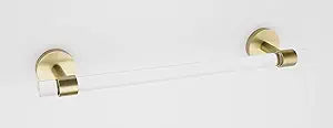 Alno A7220-18-SB Contemporary Acrylic 18 Inch Wide Towel Bar