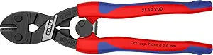 KNIPEX - 7112200 Tools 71 12 200, Comfort Grip High Leverage Cobolt Cutters with Opening Lock and Spring