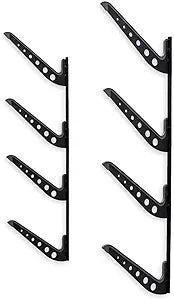 StoreYourBoard Beach Chair and Umbrella Wall Storage Rack, Metal Adjustable 4 Level Beach Gear Hanger, Garage and Home Organizer, Heavy Duty Beach Chair Rack Holds up to 100 lbs