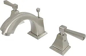 Kingston Brass FSC4688DL Concord Widespread Bathroom Faucet with Pop-Up Drain, Brushed Nickel