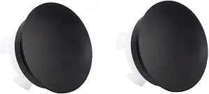 Sink Overflow Ring 2-Pack, Matte Black, Brass, Hidden-Hole