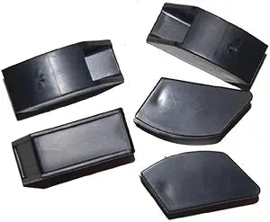 #501LT - Leg Tip Replacement - Floor Protector Glides for Swivel & Rocker Base - Set of 5 - This Leg Tips fits Outside the Steel Leg only - Installation Instructions Included - Made USA - Rated No. 1