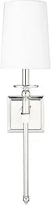 ML Lighting 1-Light Wall Sconce Polished Nickel
