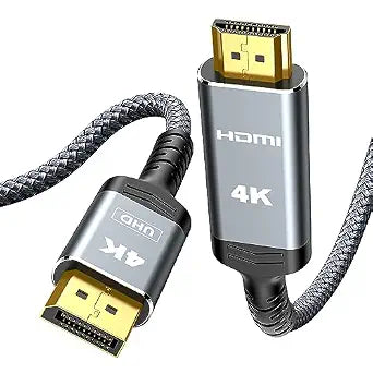 Highwings 4K DisplayPort to HDMI, Uni-Directional Only DP to HDMI 6.6FT