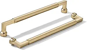 khtumeware 10-Pack 8-Inch(203mm) Champagne Bronze Cabinet Pulls,Heavy-Duty Solid Handles for Kitchen Cabinets, Cupboards, Drawers and Bathroom Hardware