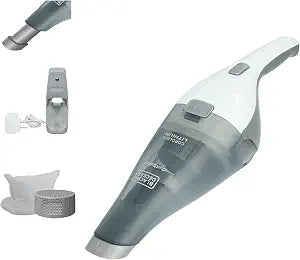 BLACK+DECKER dustbuster Cordless Handheld Vacuum, Portable Car Vacuum Cordless Rechargeable, Wall Mount, Strong Suction QuickClean (HNVC215B10)