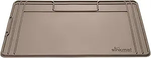 WeatherTech SinkMat  Waterproof Under Sink Liner Mat for Kitchen Bathroom  28 x 19 Inches - Durable, Flexible Tray  Home undersink Organizer Must Haves, Tan
