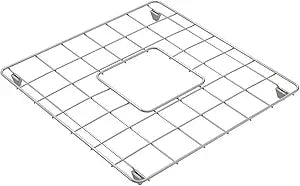 BOCCHI Stainless Steel 36 in. 1350/1351 Farmhouse Apron Front Fireclay Double Bowl Kitchen Sink Grid