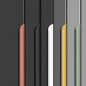 4 Pack Finger Pulls for Cabinets Finger Handles Drawer Edge Tab Pull, Modern Dresser Long Concealed Handles Kitchen Cabinet Hardware (39.37"(1000mm),Grey)