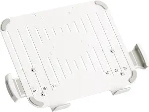 suptek Adjustable 13 to 18 inch Laptop VESA Arm Mount Tray for Monitor Arms and Stands (Tray Only),Fits 75x75/ 100x100 mm VESA Mount Holes,and Supports Weight up to 10lbs,White(TP007W)