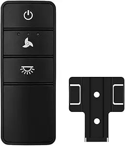 Ceiling Fan Remote Control Replacement for Hampton Bay,Replace for KUJCE10318, KUJCE10316,TR220A, 98130, Light Dimmer with 3-Speeds, 304.25MHz (Remote Only)