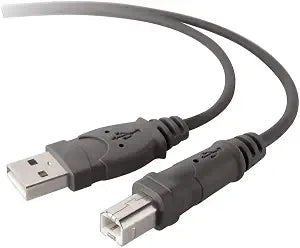 Belkin Premium Printer Cables Cable10 Ft4 Pin USB Type B to 4 Pin USB Type A, Black (F3U154BT3M)