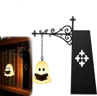 Ghost Library Lantern Decorative Bookshelf Lighting, 1PCS