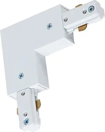 White H Track L Connector