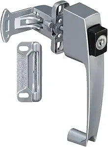 1-3/4" Aluminum Keyed Pushbutton Latch