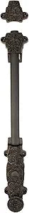12" Brass Slide Bolt Lock  Oil Rubbed Bronze Finish, Heavy Duty Door Mount Latch for Wooden, Metal & Aluminum Doors, Set of 2