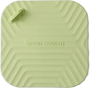 Silicone Bathtub and Sink Stopper - Bathroom Drain Plug for Kitchen, Laundry and Shower Sinks - Light Green