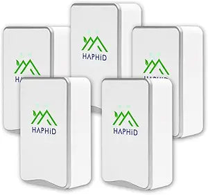Air Ionizers for Home, Plug In Air Purifier, Negative Ion Generator, Filterless Quiet Air Freshener for Pet Odor, Smoke, Dust, Bedroom, Office & Bathroom (5 Pack)