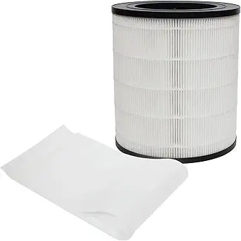 PUREBURG Replacement Filter Compatible With WISESKY WAS360 Series Air Purifier W-Cat, H13 HEPA + 4 x Pre-Filters (WFS360 + WSP360) 3-Stage Filtration Air Clean