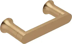 Moen Genta LX Bronzed Gold Modern Wall Mount Pivoting Toilet Paper Holder for Bathroom, BH3808BZG