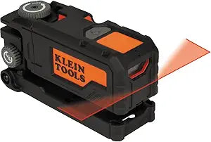 Klein Tools 93PTL Magnetic Pocket Laser Level, Bright Red Leveling and Alignment Tool, Class 2,  1mW, 3 Bubble Vials, 360-Degree Wall Attachment, Picture Hanging