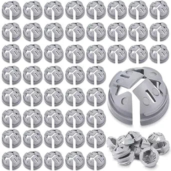 Sintuff 300 Pcs 3/8 in. - 1/2 in. Push in Cable Connector Bulk