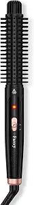 Farery 1 Inch Curling Iron Brush, Heated Round Brush for Compact Bouncy Curls, Hot Brush with Anti-Scald Hard Bristles, Lightweight, Dual Voltage Travel Hair Tool 360° Swivel Cord, 410°F Fast Heat