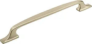Amerock | Appliance Pull | Golden Champagne | 12 inch (305 mm) Center to Center | Highland Ridge | 1 Pack | Drawer Pull | Drawer Handle | Cabinet Hardware