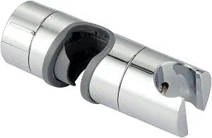 Adjustable Shower Head Holder for Slide Bar Slider Clamp Bathroom Replacement,Universal 18-25MM O.D. Rail Head Bracket Holder (A)