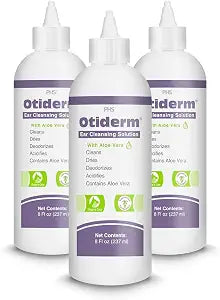 Ear Cleansing Solution for Dogs and Cats - Deodorize and Gently Clean - Anti-Irritant Formula with Neutral pH and Aloe Vera - Healthy Ears - 8 fl oz, 3-PACK