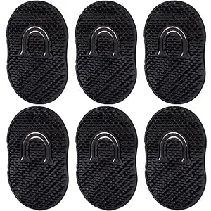 Portable Grooming Set: Plastic Massage Combs, Beard Brush, Scalp Shampoo Brush, and Pet Grooming Brushes for Home and Travel (6 Pack)