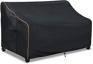 Patio 3-Seater Sofa Cover,Outdoor Couch Cover Fits up to 79W x 38D x 35H Inches,100% Waterproof Heavy Duty Patio Furniture Covers,Black